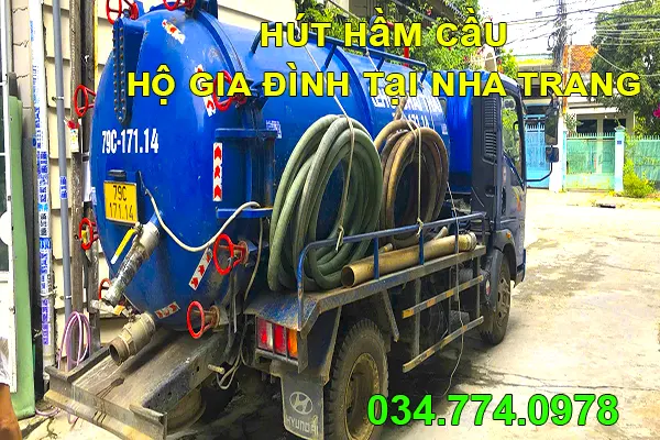 hút hầm cầu hộ gia đình tại Nha Trang giá rẻ