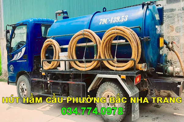 hút hầm cầu phường Bắc Nha Trang chuyên nghiệp
